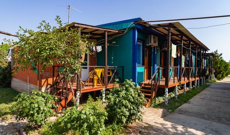 Двухместный домик ЭКО. База отдыха Русалочка, г. Анапа, ст. Благовещенская
