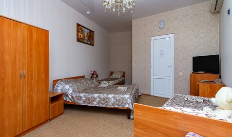 Четырехместный стандарт. Отель Love story, Анапа, Витязево