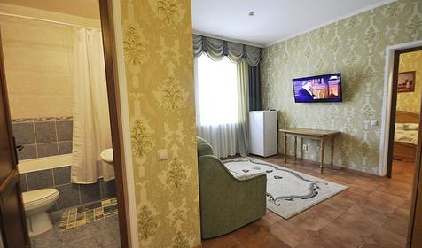 Трехместный двухкомнатный стандарт. Гостиница Морская звезда, г. Геленджик