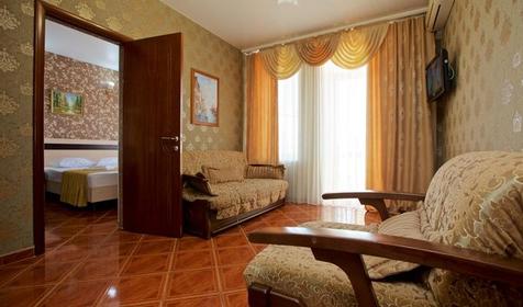 Люкс двухместный двухкомнатный. Отель Имера, Анапа, Витязево