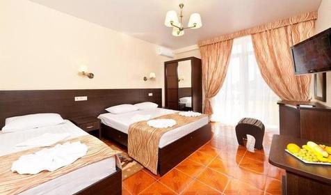 Стандарт трехместный с балконом. Отель Имера, Анапа, Витязево