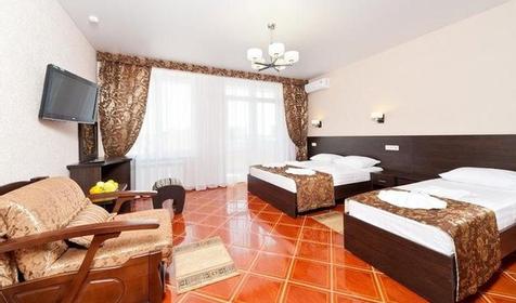 Стандарт четрырехместный с балконом. Отель Имера, Анапа, Витязево