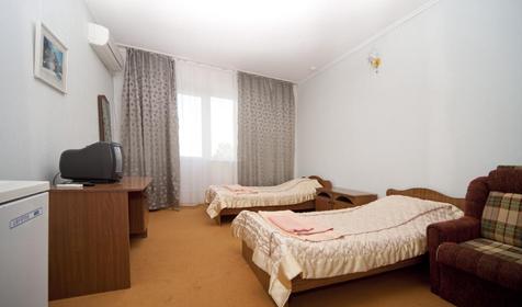  Двухместный стандарт без балкона. Пансионат Черное море, Анапа