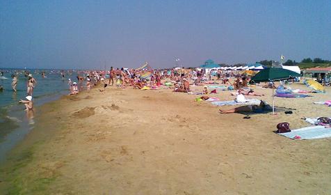 Пляж. Пансионат Одиссея, г. Анапа