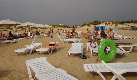 Собственный пляж гостевого комплекса Дворянское гнездо, г. Анапа, п. Витязево