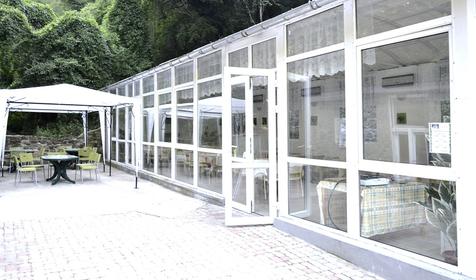 Столовая. База отдыха Райский сад, г. Геленджик, с. Прасковеевка