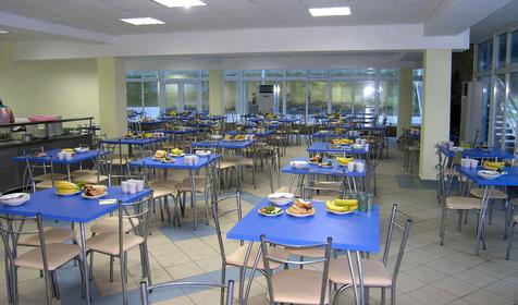 Столовая оздоровительного комплекса Им. А.И. Хальзева, Туапсинский район, п. Новомихайловский