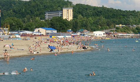 Пляж c. Лермонтово, Туапсинский район