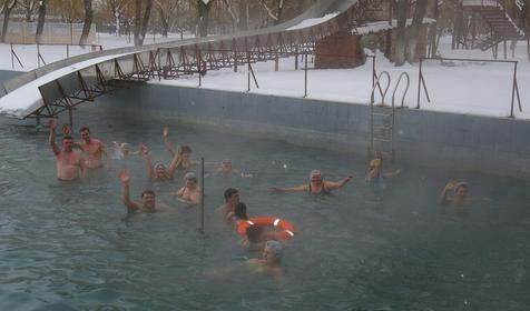 Бассейн с минеральной водой санатория Лаба, г. Лабинск