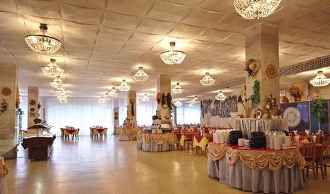 Обеденный зал санатория Белые ночи, г. Сочи, Лазаревский район, п. Уч-Дере