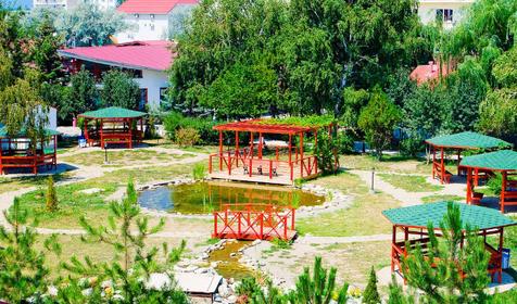 Территория пансионата Бригантина, г. Анапа