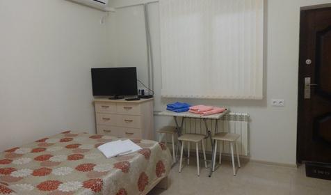 Двухместная студия с индивидуальной кухней без балкона (1 этаж)