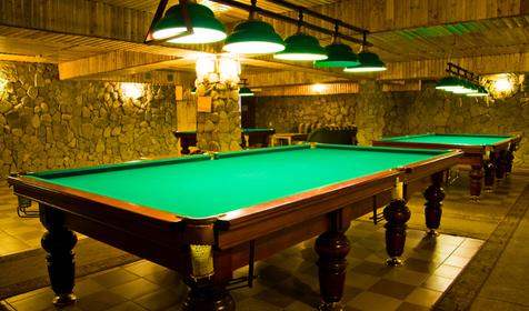 Бильярдный зал. Ресторанно-гостиничный комплекс Старый замок, г. Горячий Ключ
