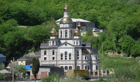 Вид из окна гостевого дома Хотей, Туапсинский район, с. Ольгинка