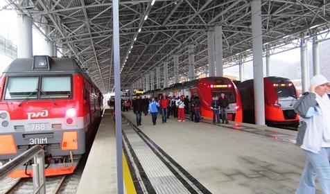 Вокзальный комплекс в Адлере. Новые фото