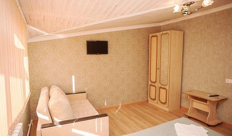 Люкс четырехместный, мансарда. Гостевой дом АЛиКА, Геленджик, Архипо-Осиповка