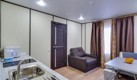 Двухкомнатный полулюкс с кухней