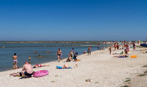 Пляж, г. Ейск