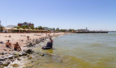 Пляж, г. Ейск