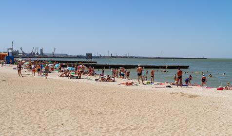 Пляж, г. Ейск