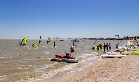 Пляж, г. Ейск