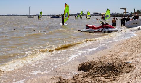 Пляж, г. Ейск