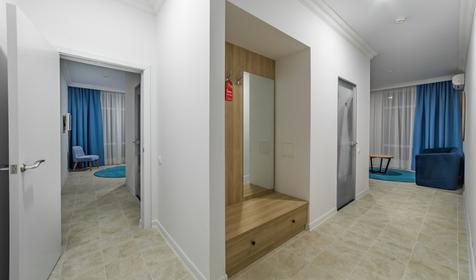 Люкс четырехместный трехкомнатный. Отель Белый песок, Анапа, Джемете