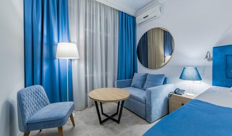 Стандарт с видом на бассейн. Отель Белый песок, Анапа, Джемете