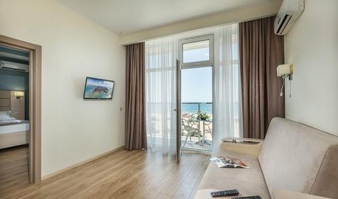 Люкс двухкомнатный двухместный. Отель ДельМарИнн. Анапа, Витязево