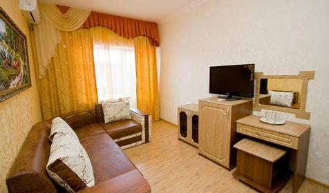 Люкс двухкомнатный двухместный. Гостиница Сибирь. Анапа, Джемете