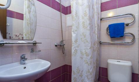 Трехместный стандарт без балкона. Отель Эллас, Сочи, Адлер