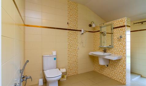 Четырехместный двухкомнатный делюкс. Отель Эллас, Сочи, Адлер