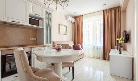 Апартаменты Делюкс двухкомнатные. Апарт-отель "Престиж" корпус 2. Сочи, Адлер