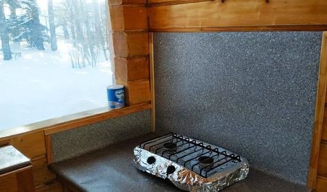 Сруб №4. База отдыха Сосновая терраса, плато Лаго-Наки