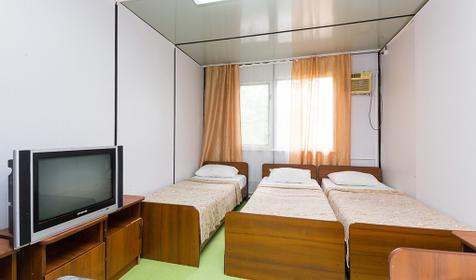 Стандарт четырехместный. Отель Дельфин. Анапа, Джемете