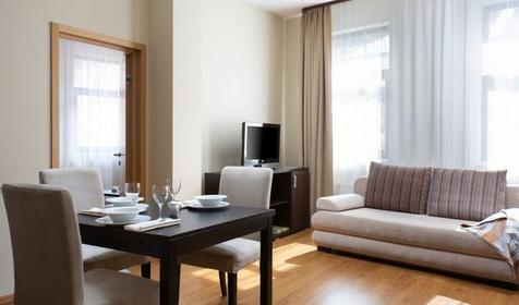 Апартаменты однокомнатные с кухней-гостиной, корпус 1