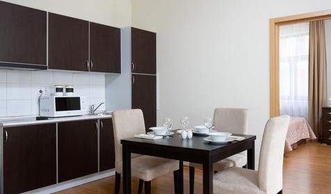 Апартаменты однокомнатные с кухней-гостиной, корпус 1