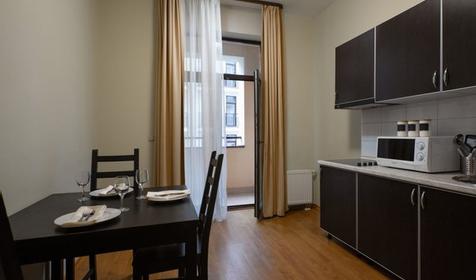 Апартаменты двухместные двухкомнатные с кухней, корпус 1