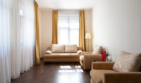 Апартаменты двухместные двухкомнатные с кухней, корпус 2