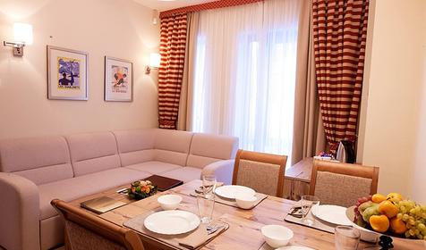 Апартаменты трехместные двухкомнатные. Поляна 1389 Отель и СПА, Сочи, Адлерский район, Красная Поляна, Эсто-Садок