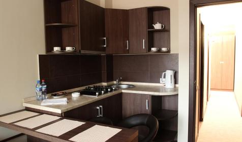 Апартаменты двухкомнатные. Отель Горная Резиденция. Сочи, Красная Поляна