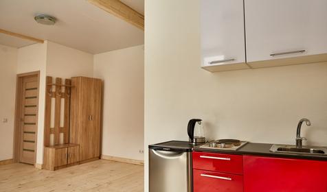 Стандарт с кухней. Гостевой дом Лукоморье. Сочи, Красная Поляна