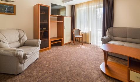 Люкс двухместный двухкомнатный, корпус Ривьера двухместный двухкомнатный, корпус Ривьера. Санаторий Красная Талка, г. Геленджик