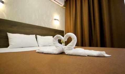 Люкс двухкомнатный с балконом. Отель семейного отдыха Palma Soneta, Анапа, Джемете