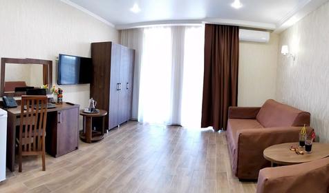 Люкс двухкомнатный с балконом. Отель семейного отдыха Palma Soneta, Анапа, Джемете