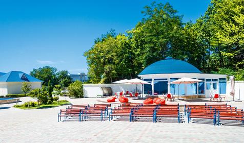 Red-Cafe. Оздоровительный комплекс AZIMUT Отель AZIMUT Отель Прометей Небуг Небуг, Туапсинский район, п. Небуг