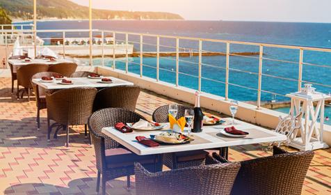 Ресторан Старик и море. Оздоровительный комплекс AZIMUT Отель AZIMUT Отель Прометей Небуг Небуг, Туапсинский район, п. Небуг