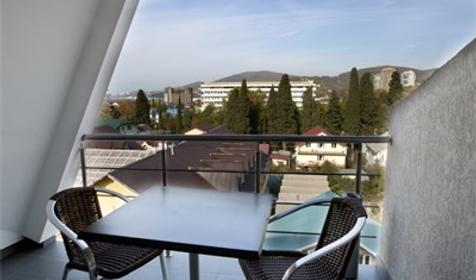 Пентхаус четырехместный двухкомнатный. Отель Экодом Адлер, Сочи