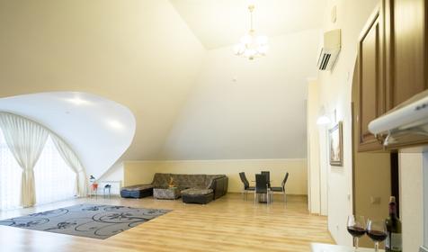 Пентхаус четырехместный двухкомнатный. Отель Экодом Адлер, Сочи