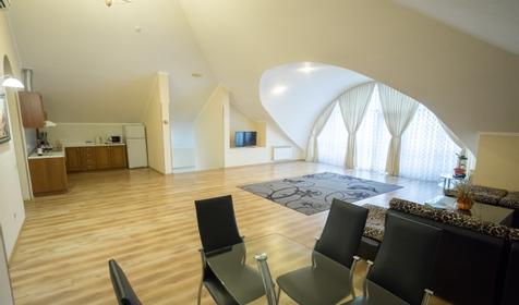 Пентхаус четырехместный двухкомнатный. Отель Экодом Адлер, Сочи